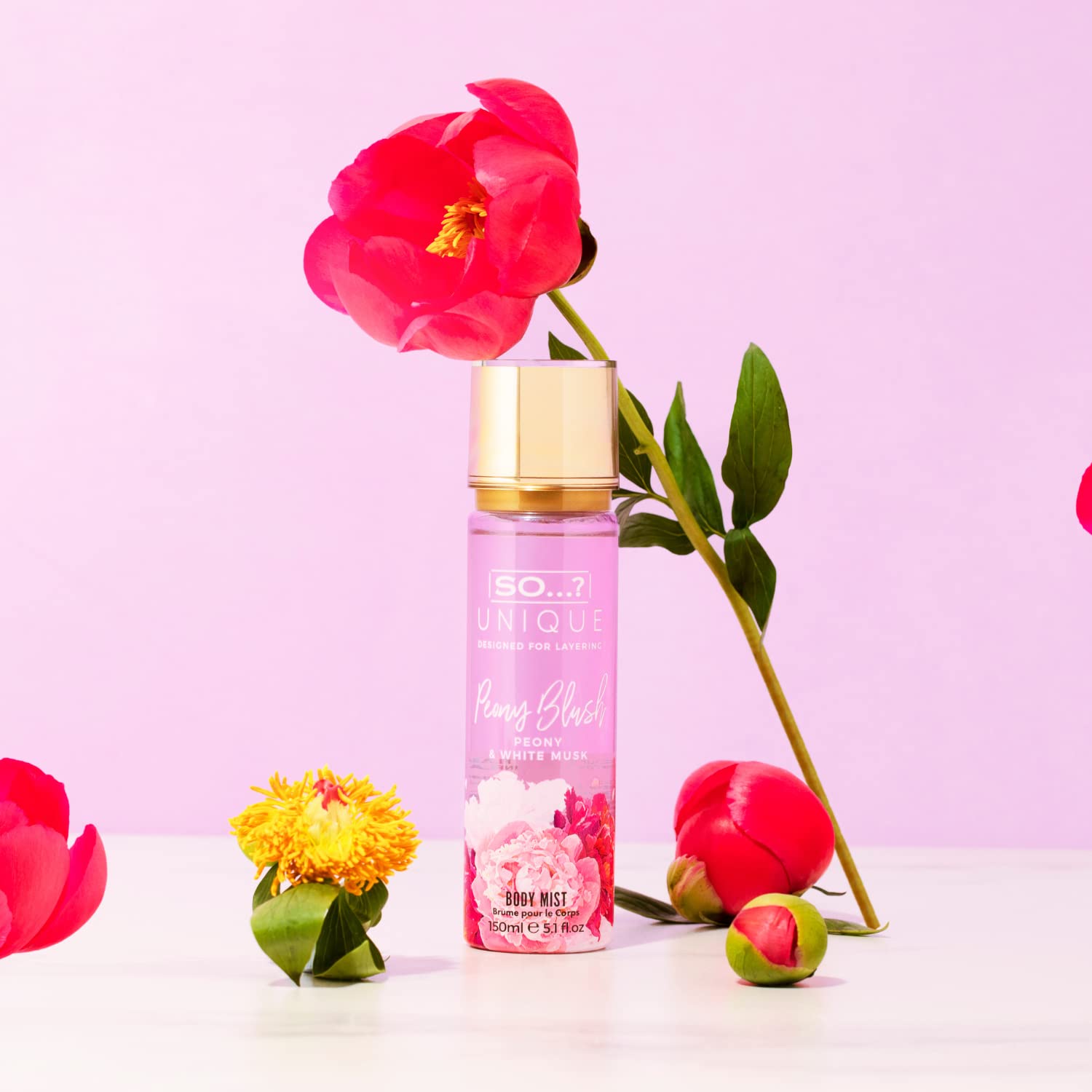 Amazon.com : So? Unique Peony Blush Body Mist - Floral, Fruity